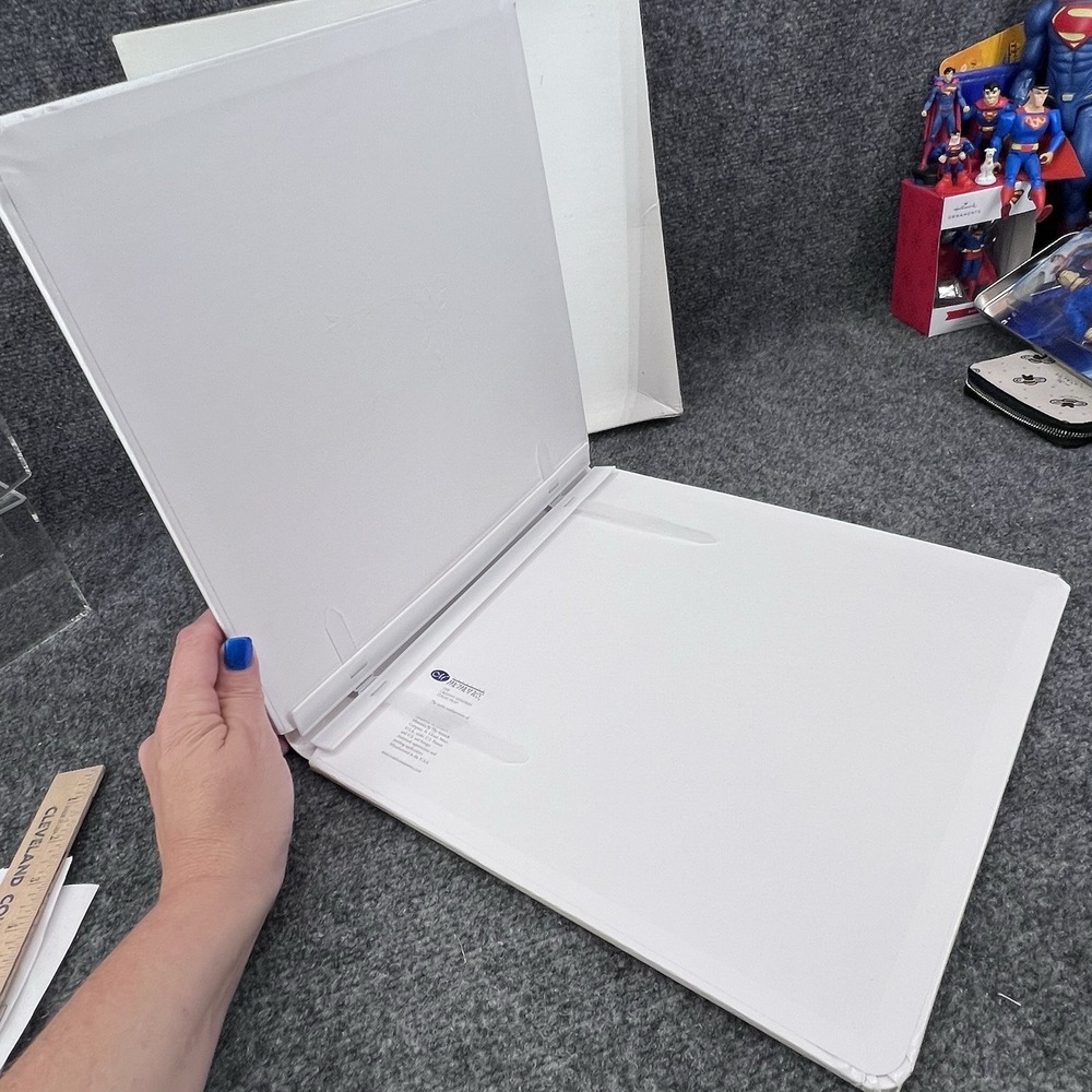 Creative Memories 12x12 Baby Album Coverset White Booties CM-12B Scrapbook Cover - Picture 4 of 4